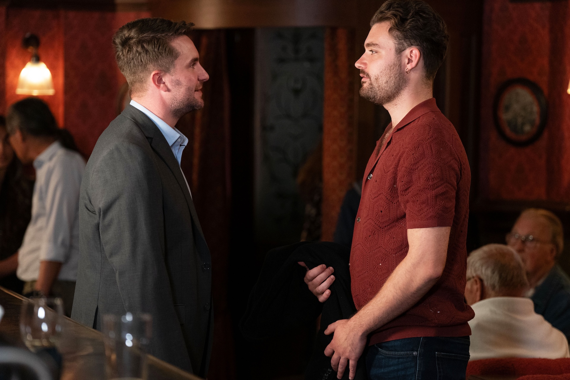 Callum talks to Johnny on EastEnders