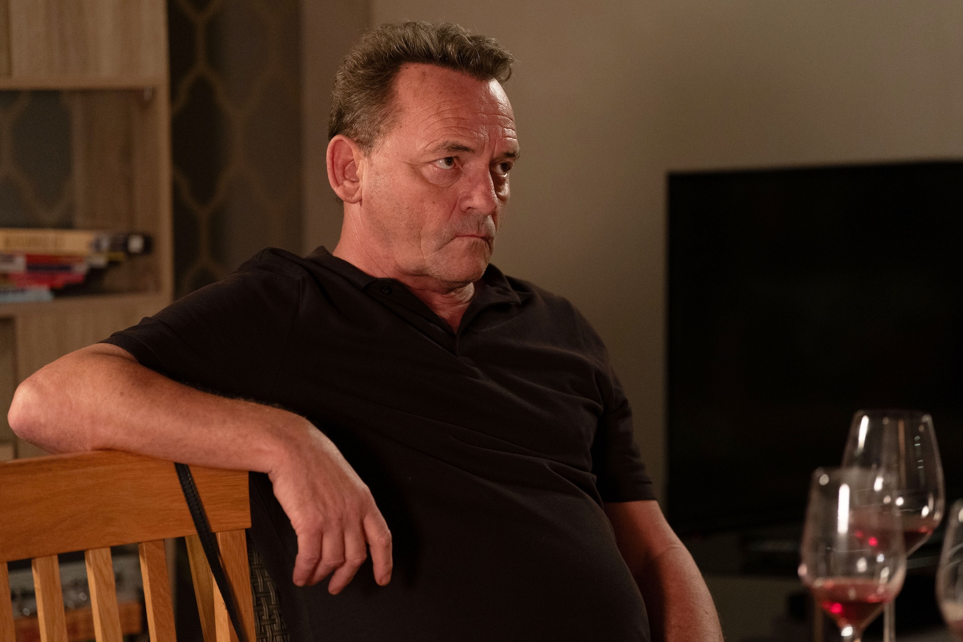 Billy looks annoyed