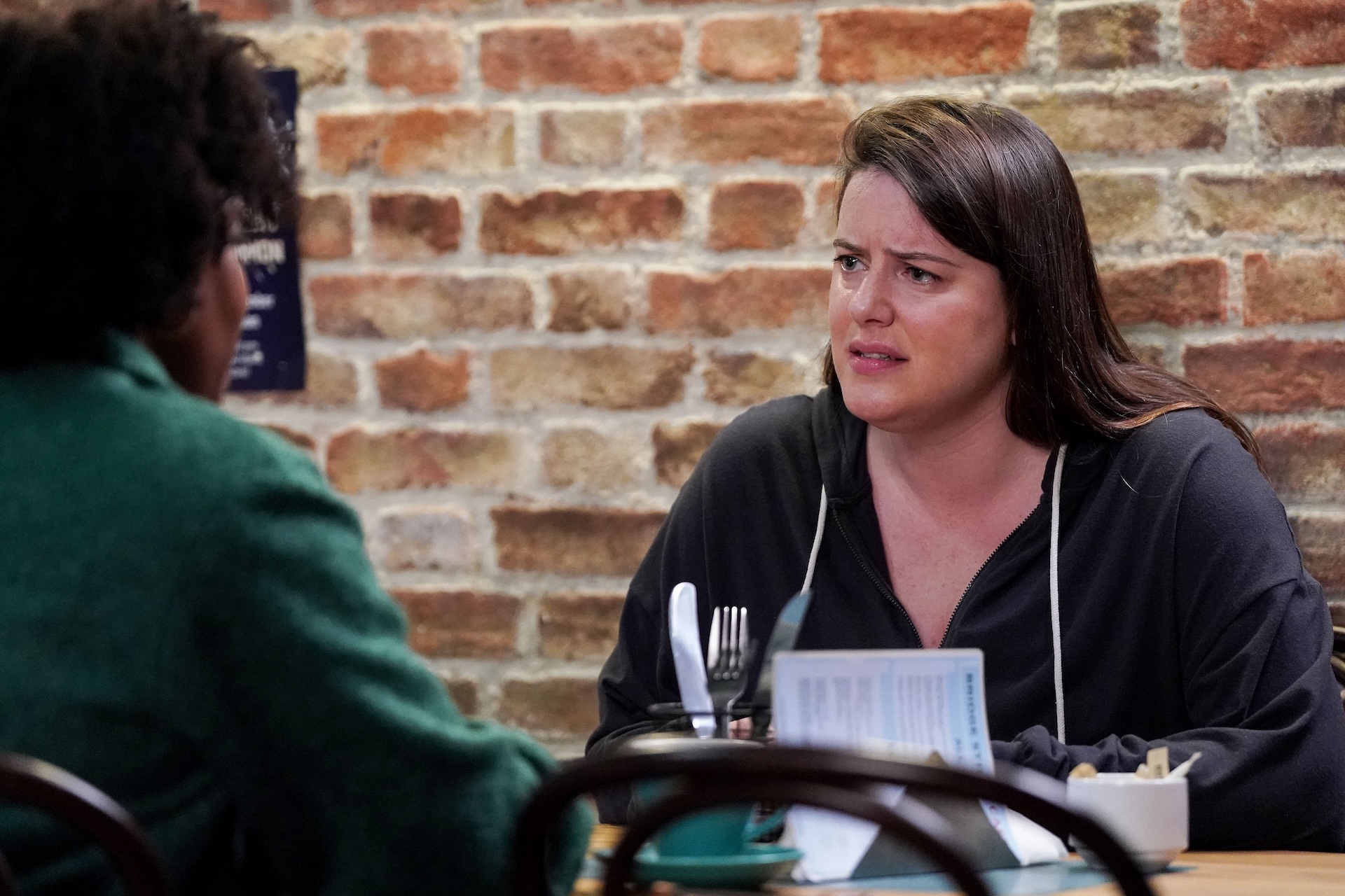 Zoe talks to her Private Investigator