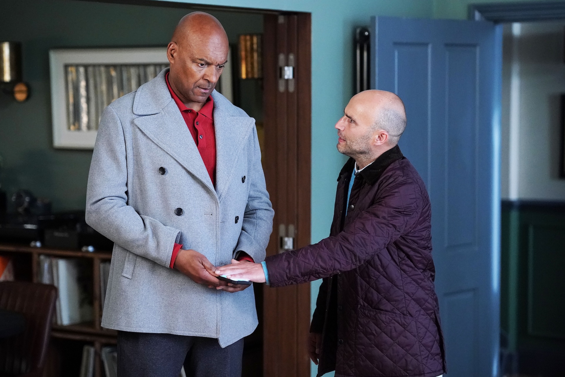 Teddy talks to George