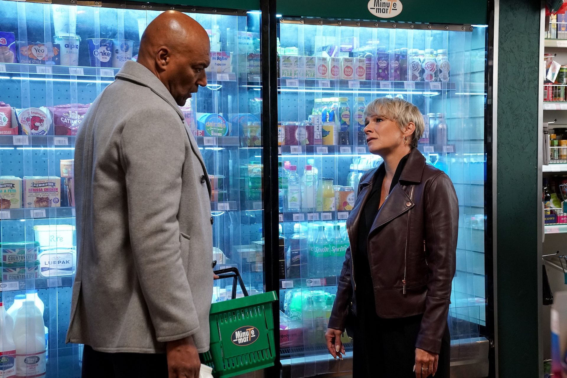 Nicola talks to George