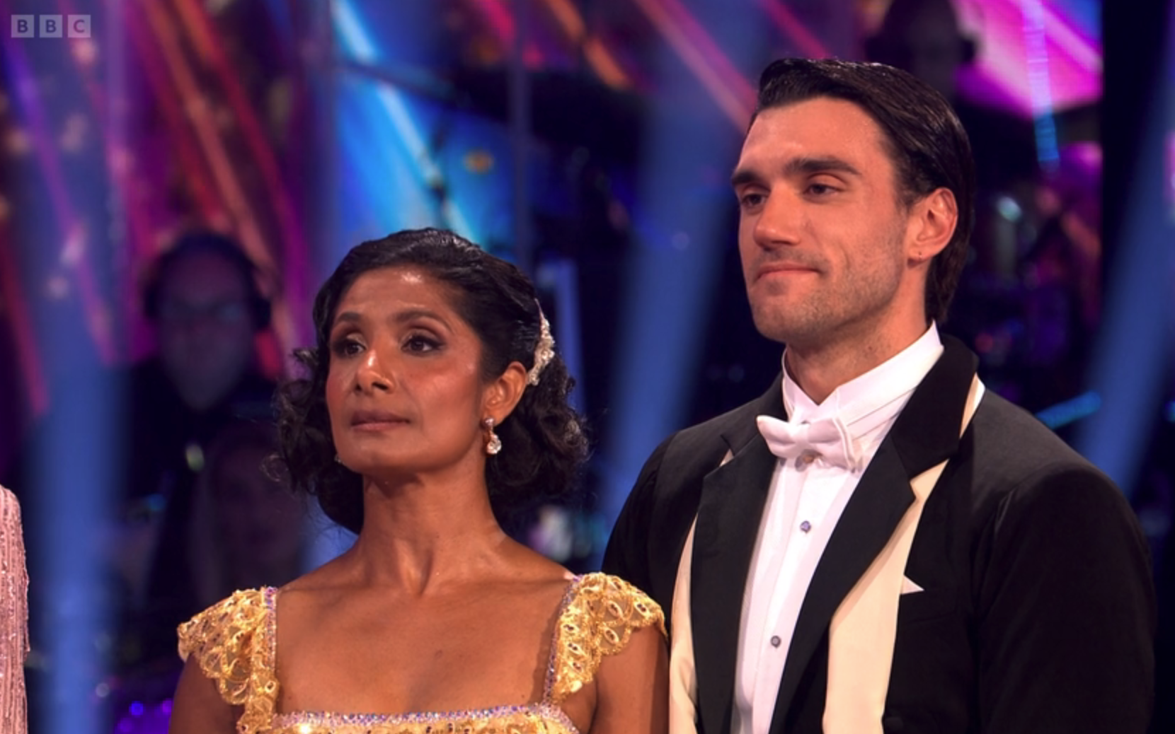 Balvinder Sopal and Julian Caillon face the judges on Strictly
