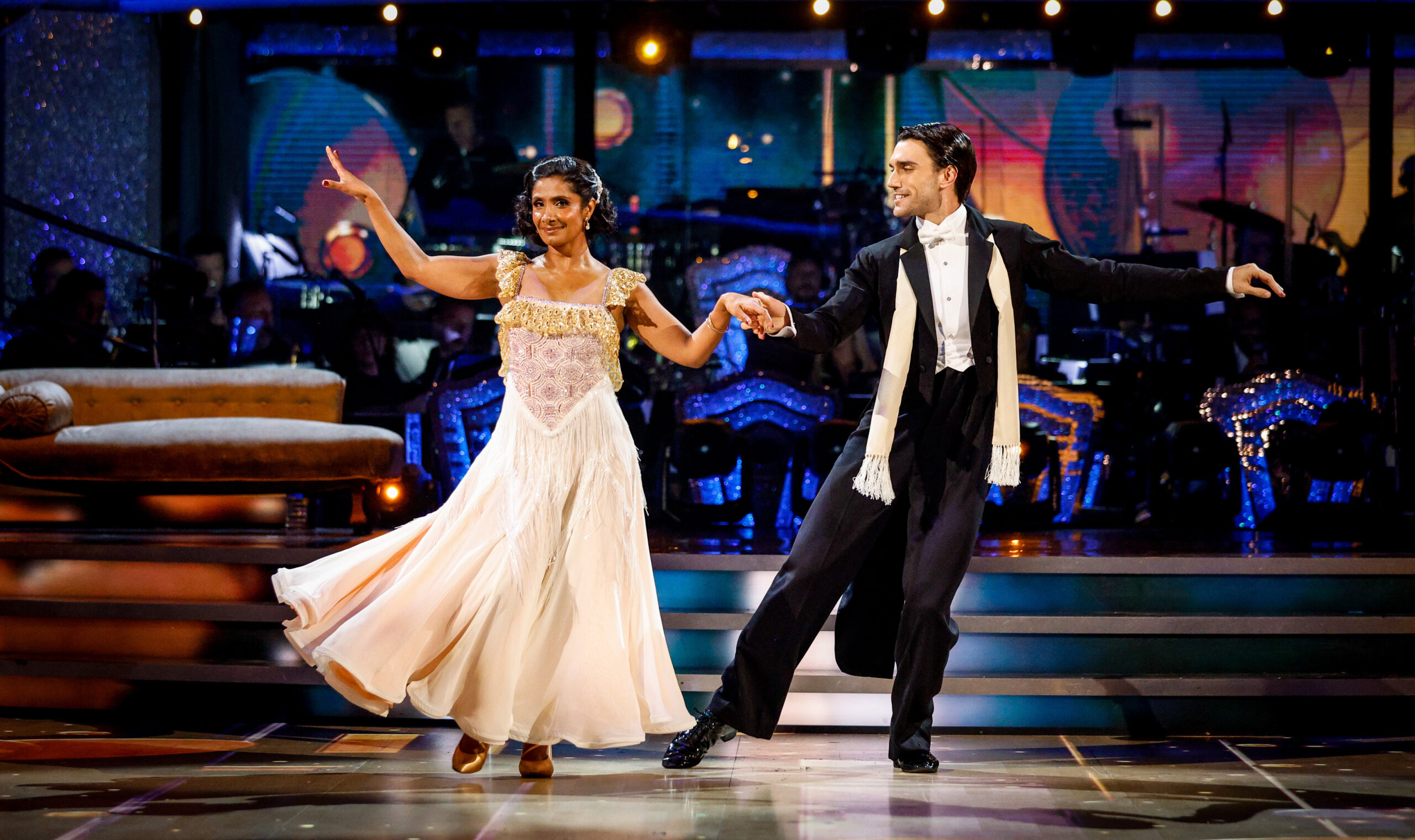 Balvinder Sopal dancing with Julian Caillon on Strictly