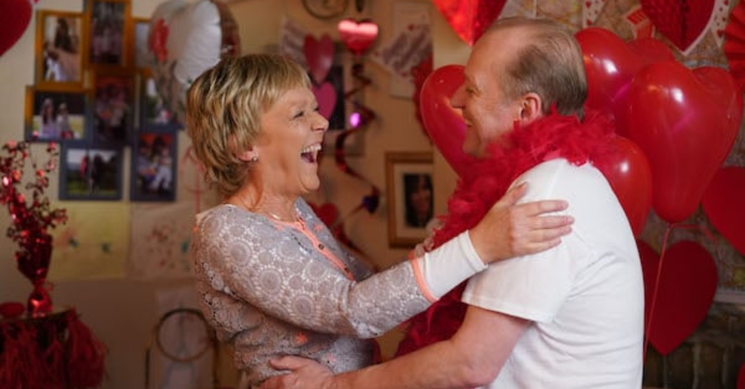 Daniel with Jean on EastEnders