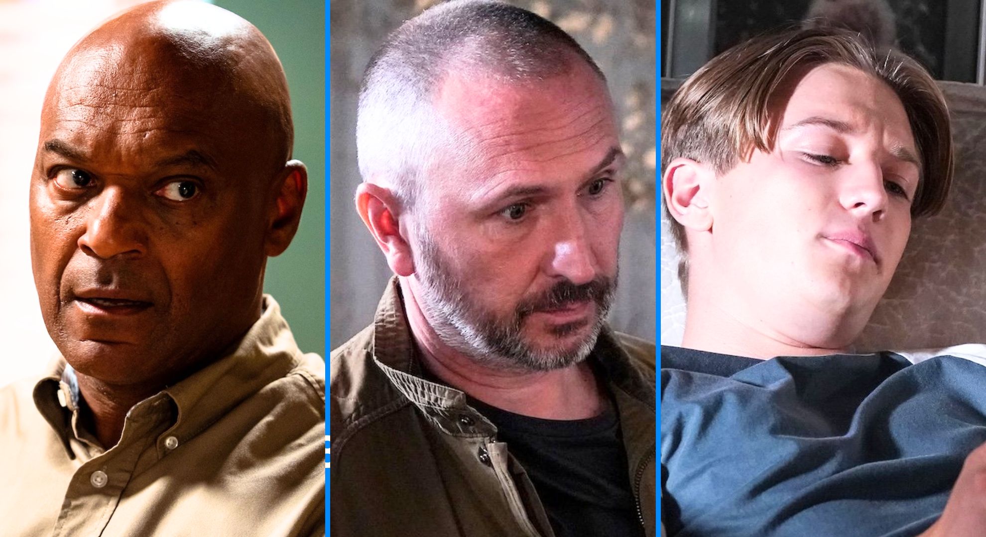 George worries about Kojo as Ross and Vicki struggle to control Joel