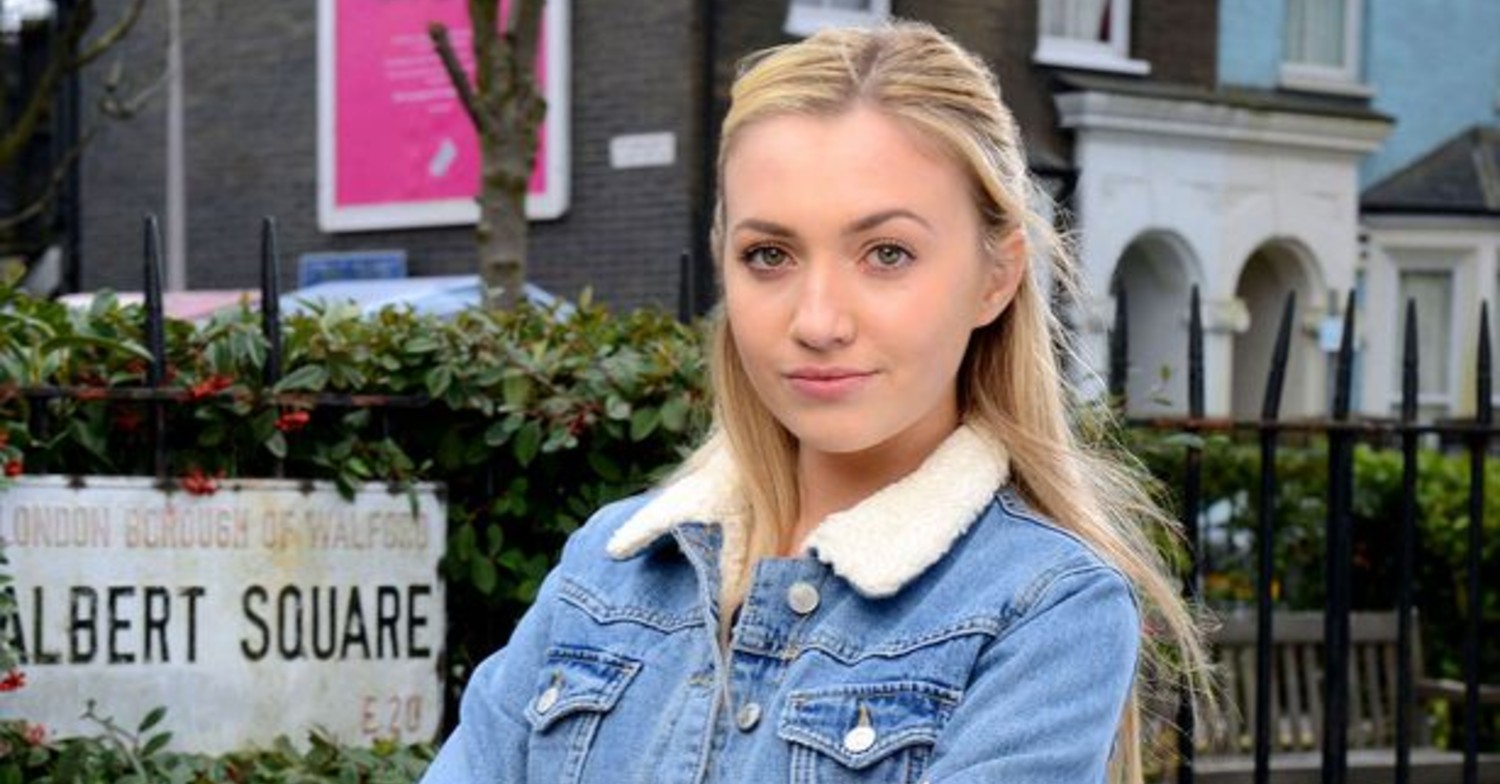 Louise smiling in an EastEnders publicity picture