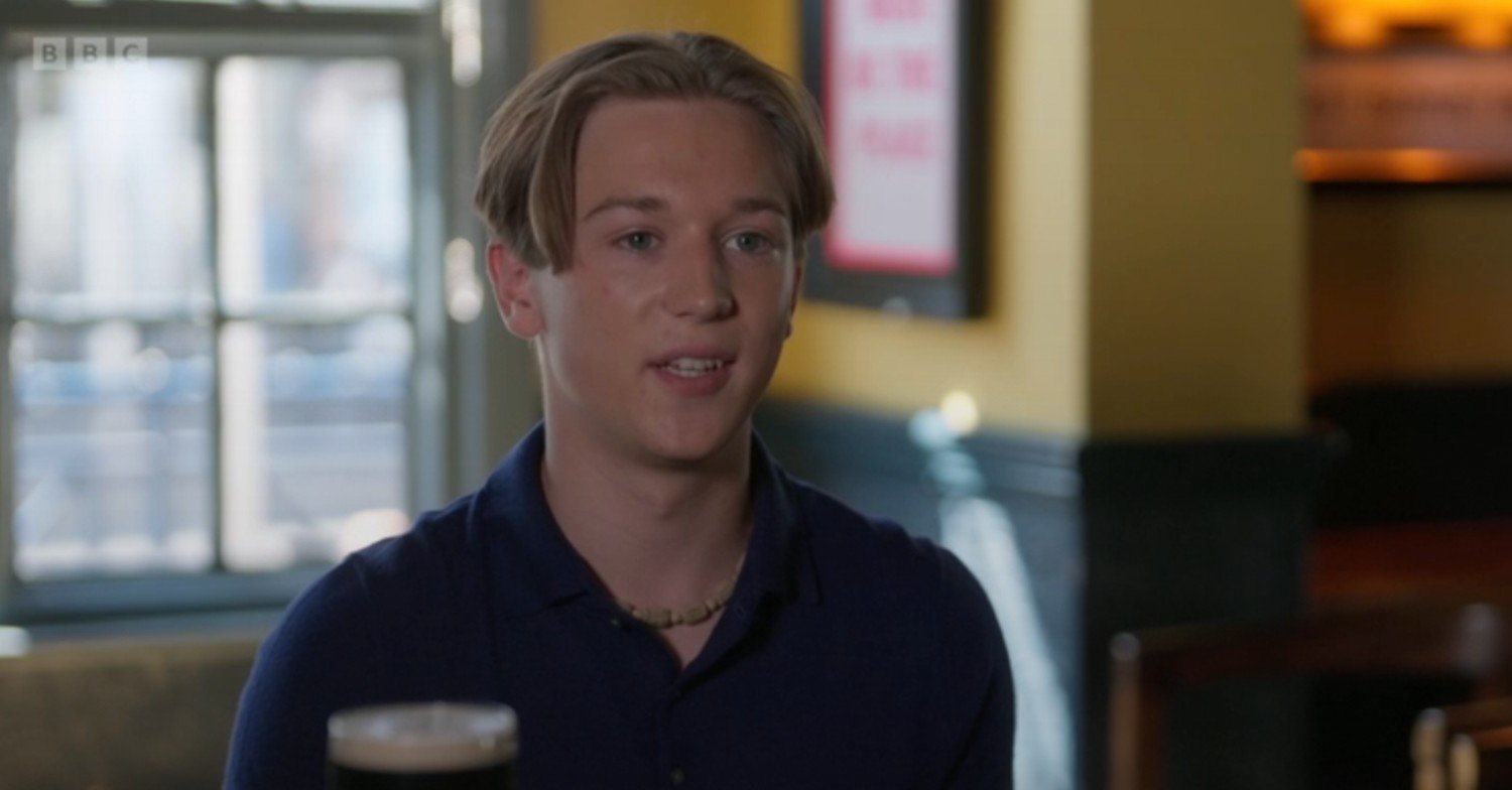 Max Murray in a scene from EastEnders Investigates