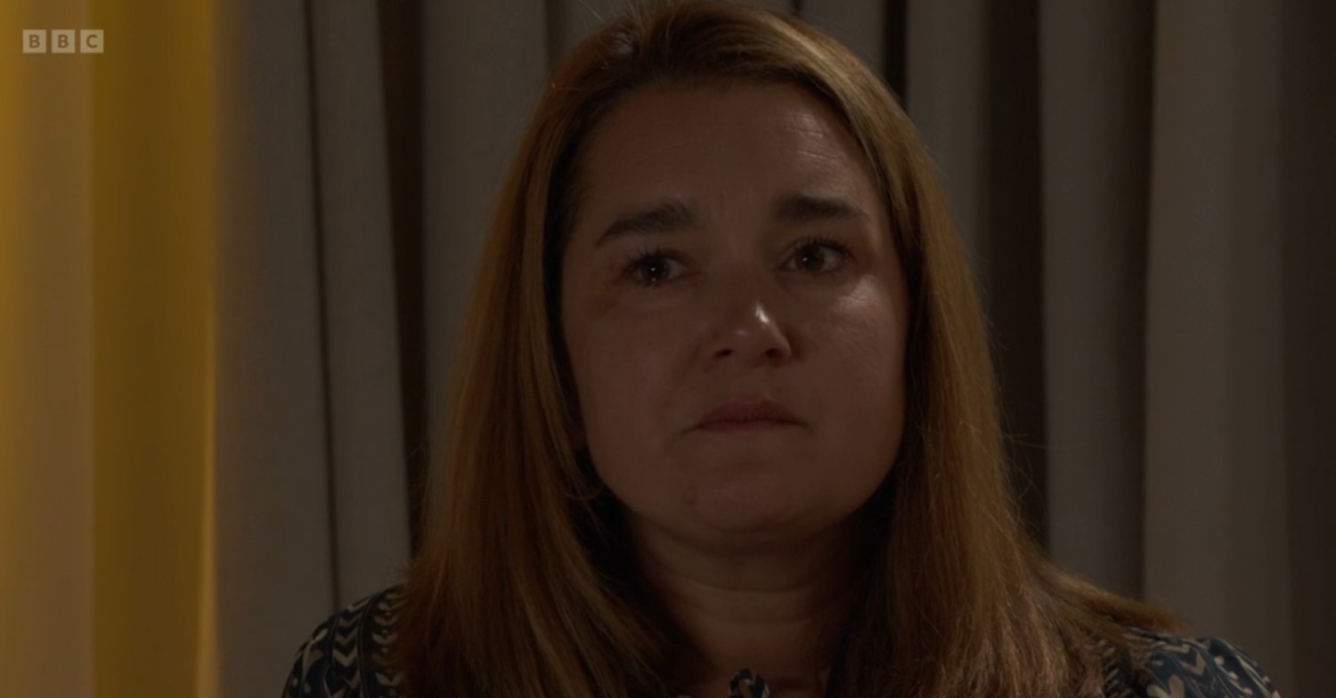 Vicki looks furious in EastEnders tonight