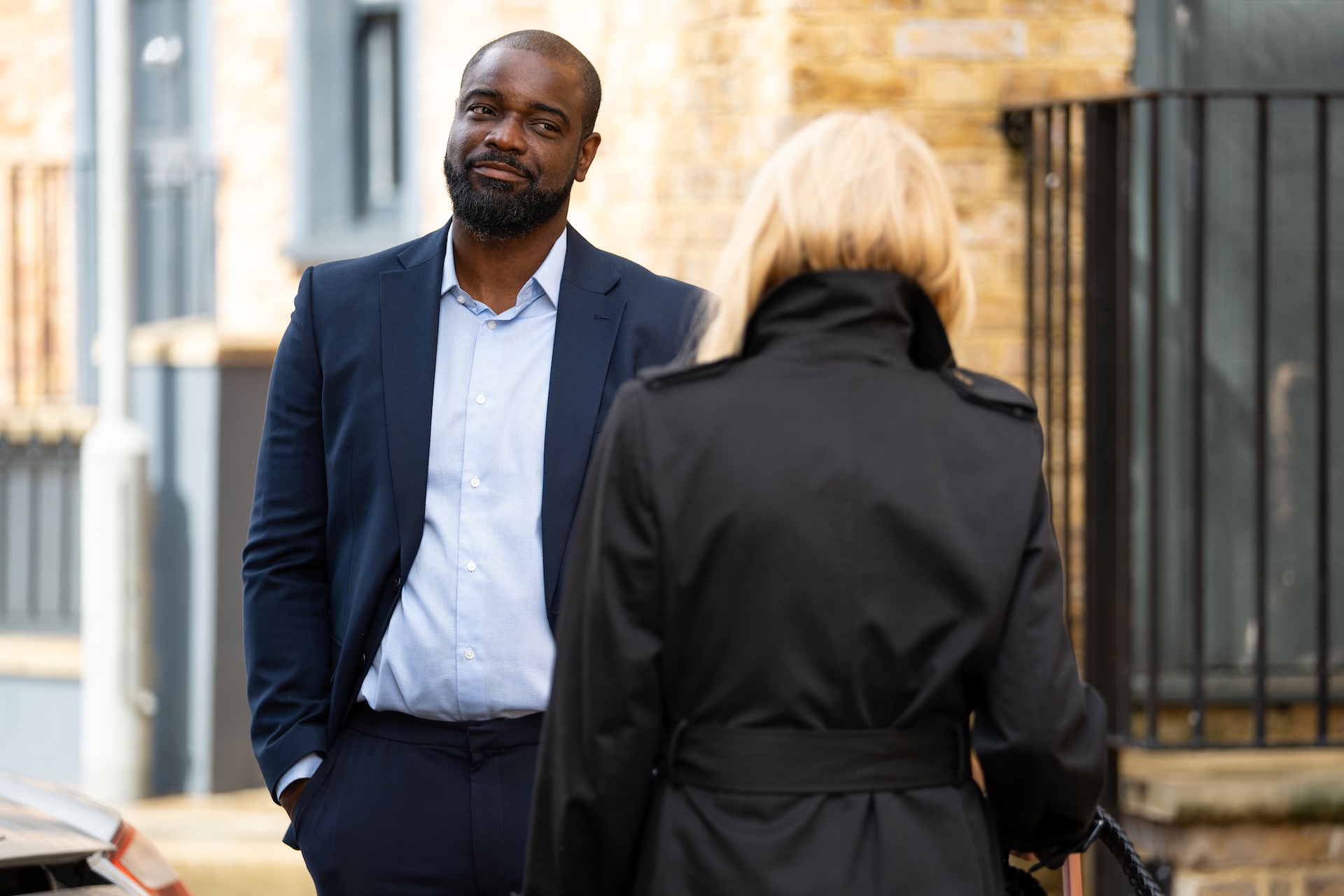 Junior looks fondly at Cindy