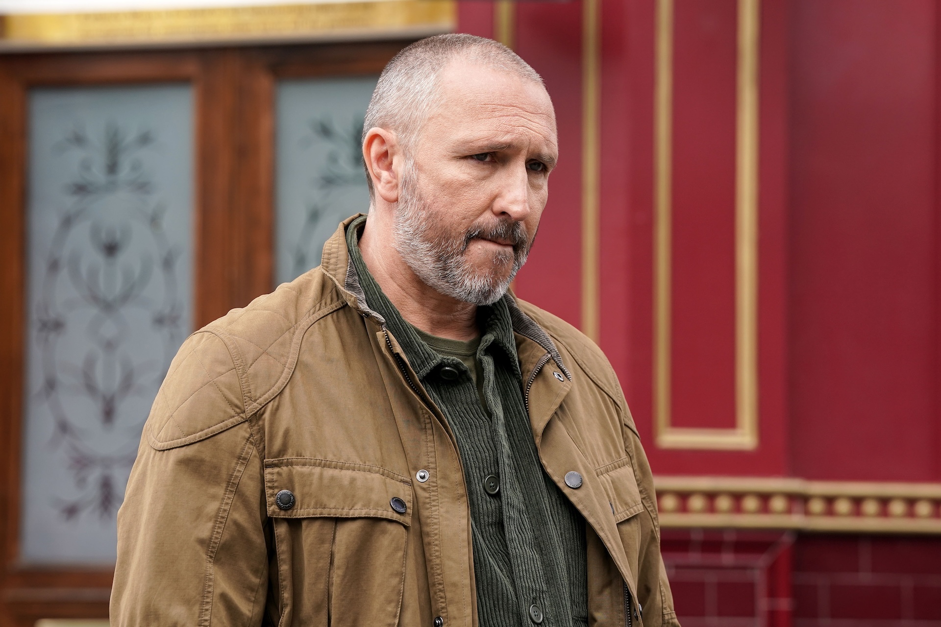 Ross looks thoughtful on EastEnders