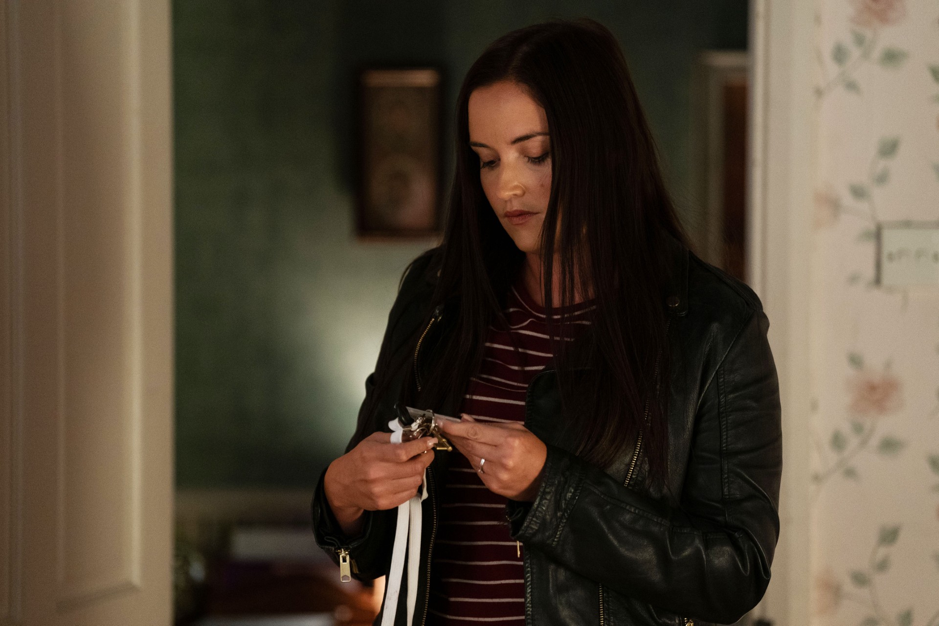 Lauren looks thoughtful on EastEnders