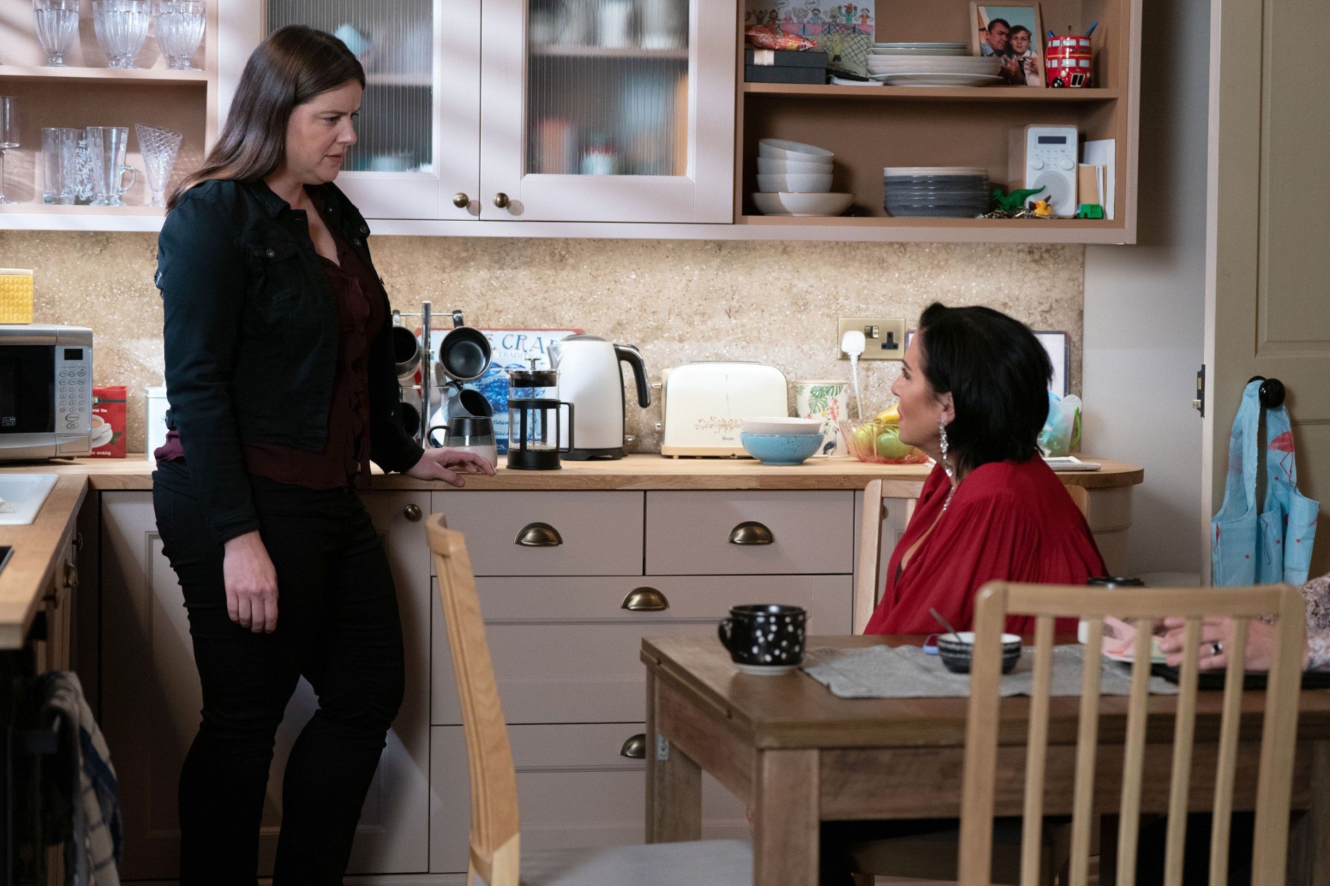 Zoe talks to Kat on EastEnders