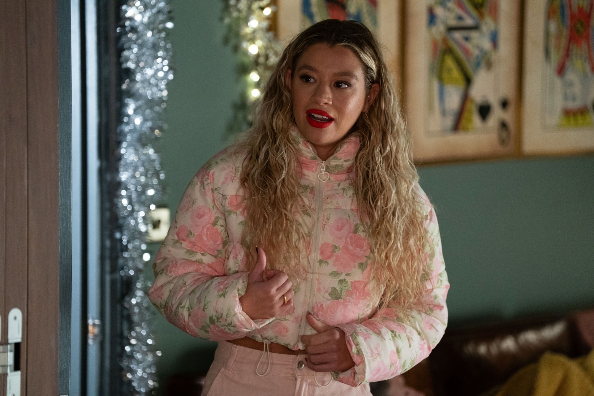 Anna looking cheerful