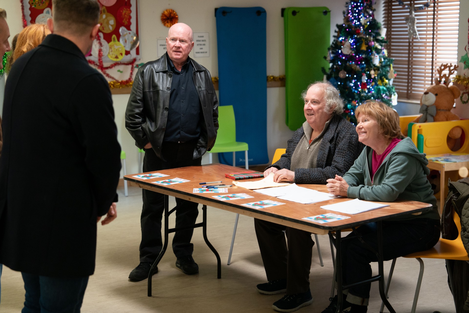 Nigel and Julie audition Callum while Phil looks on