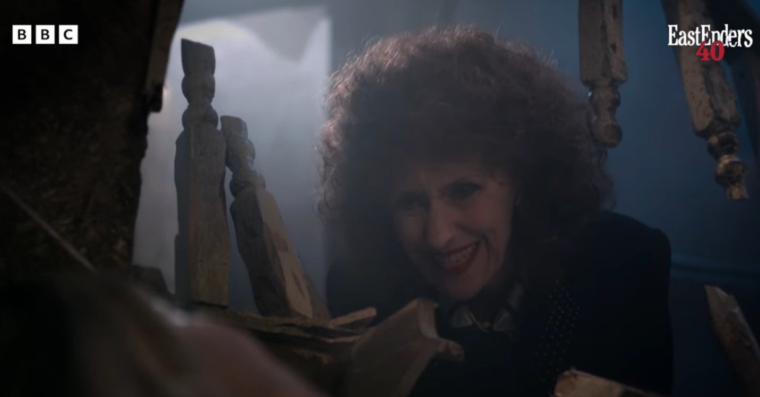 Angie talks to Sharon in EastEnders