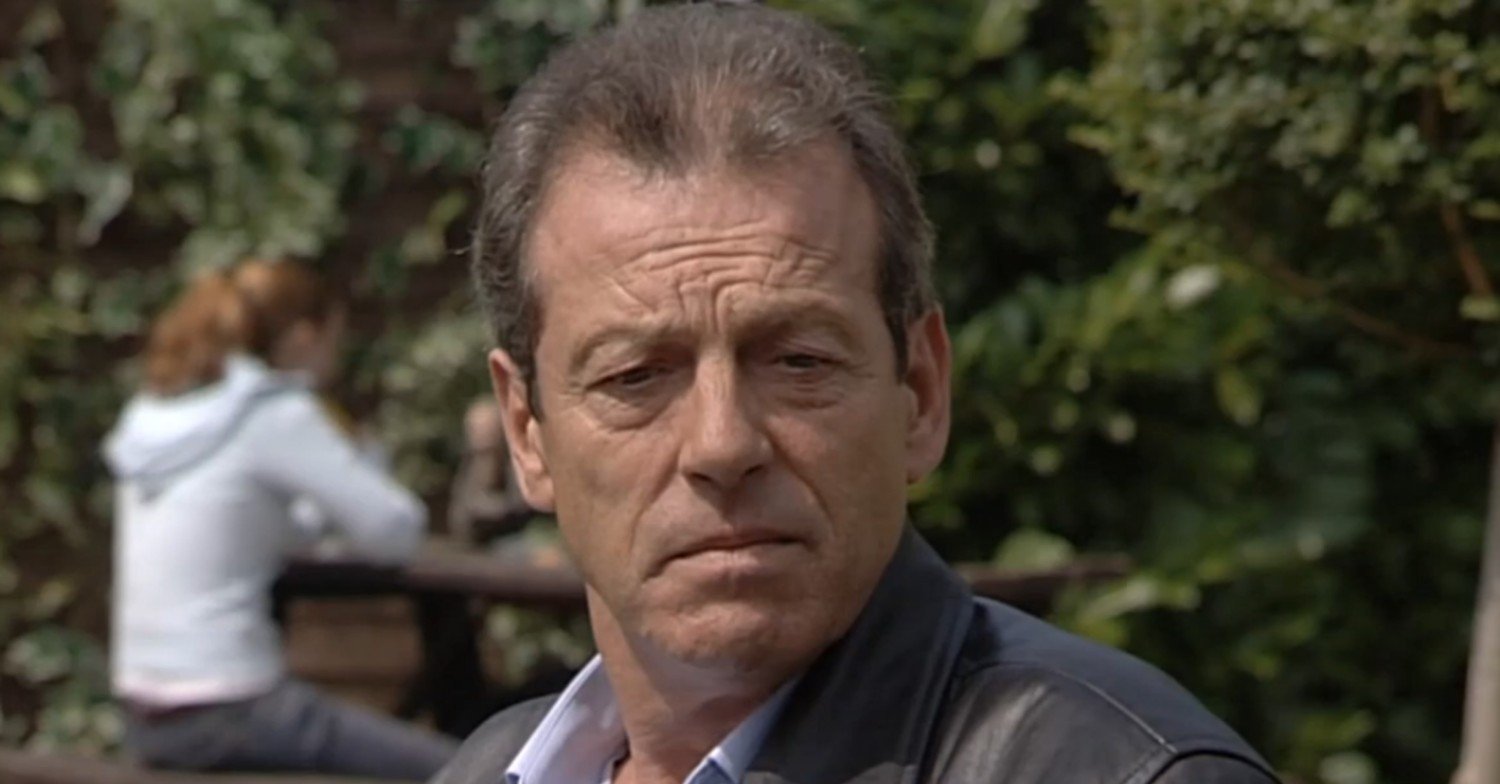 Dirty Den in the park on EastEnders