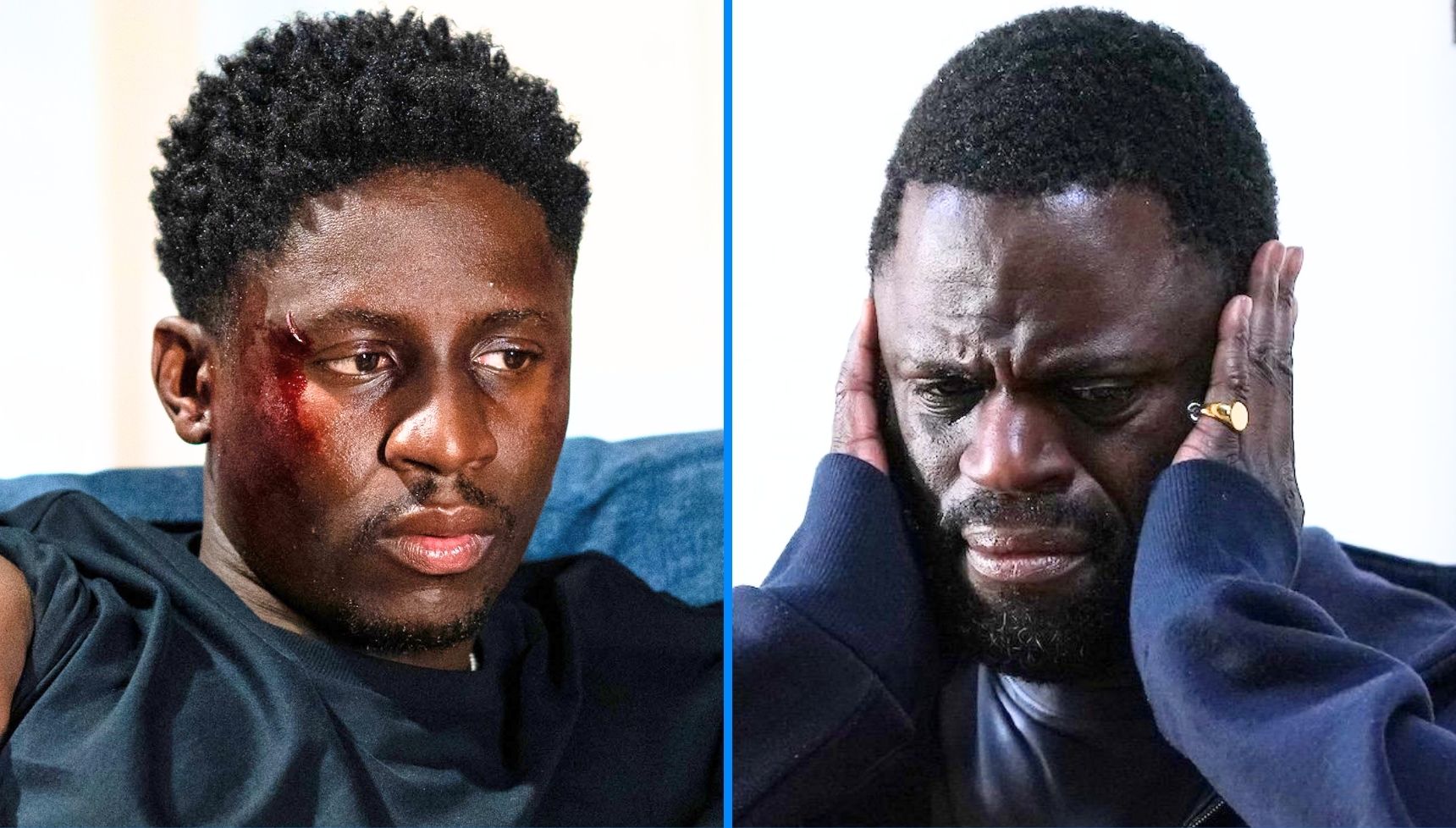 Kojo terrified as he's menaced by sinister Okie in early iPlayer release