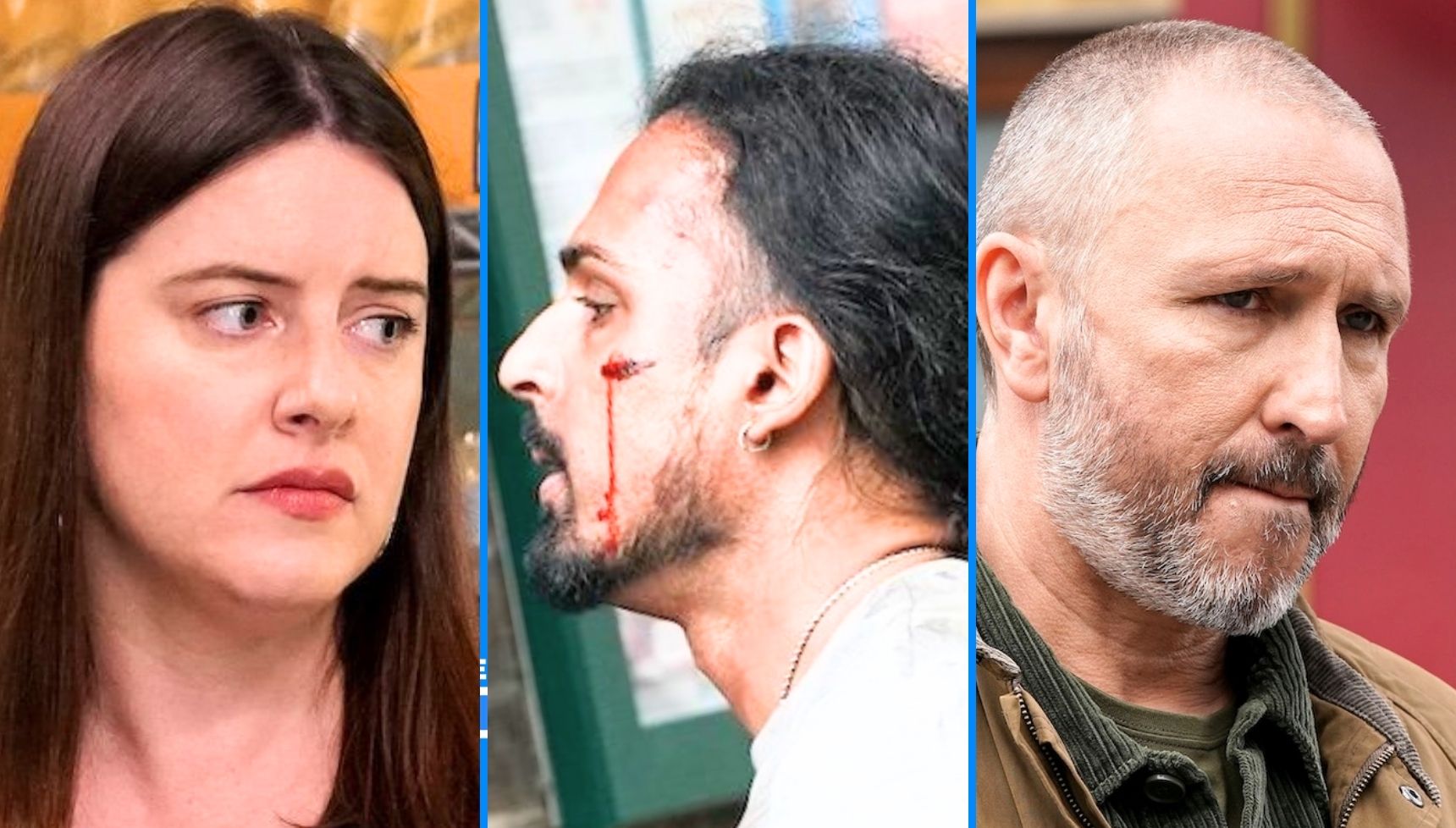 Zoe's stalker strikes again, Ravi's been beaten to a pulp and Ross visits Joel behind bars