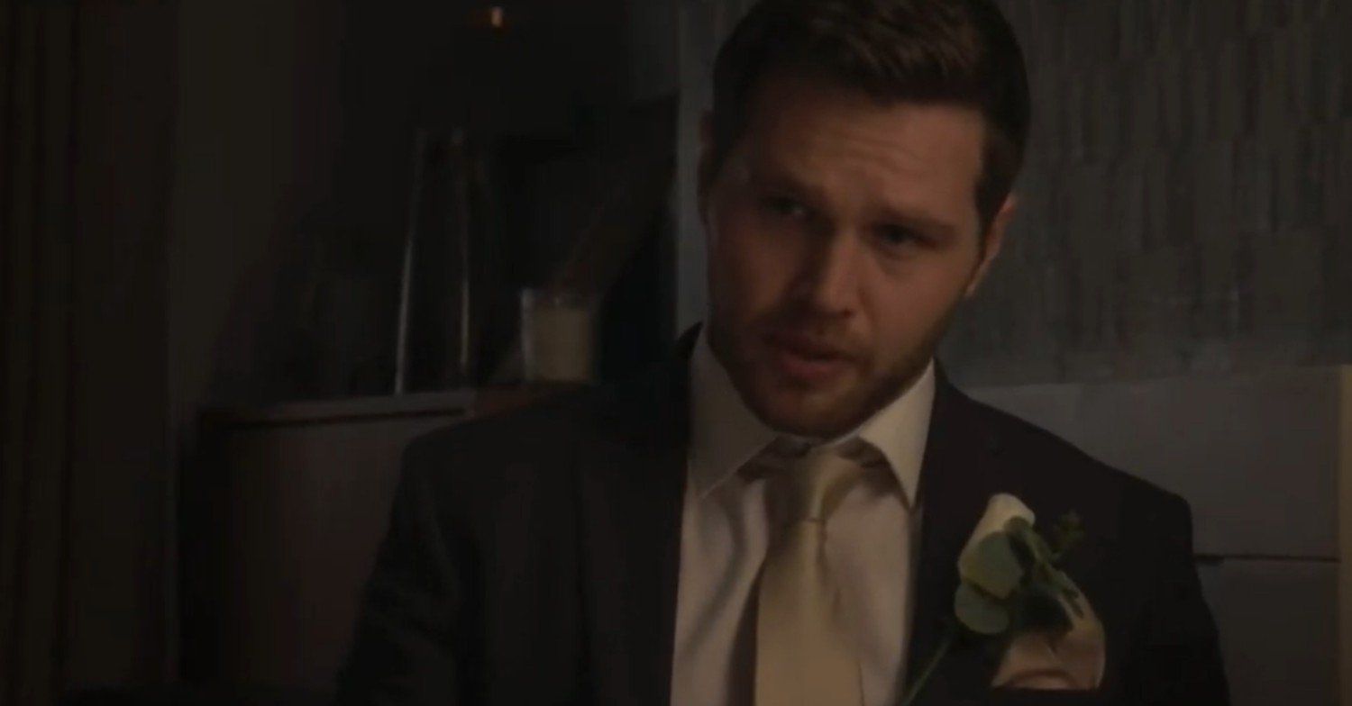 Keanu in his wedding suit