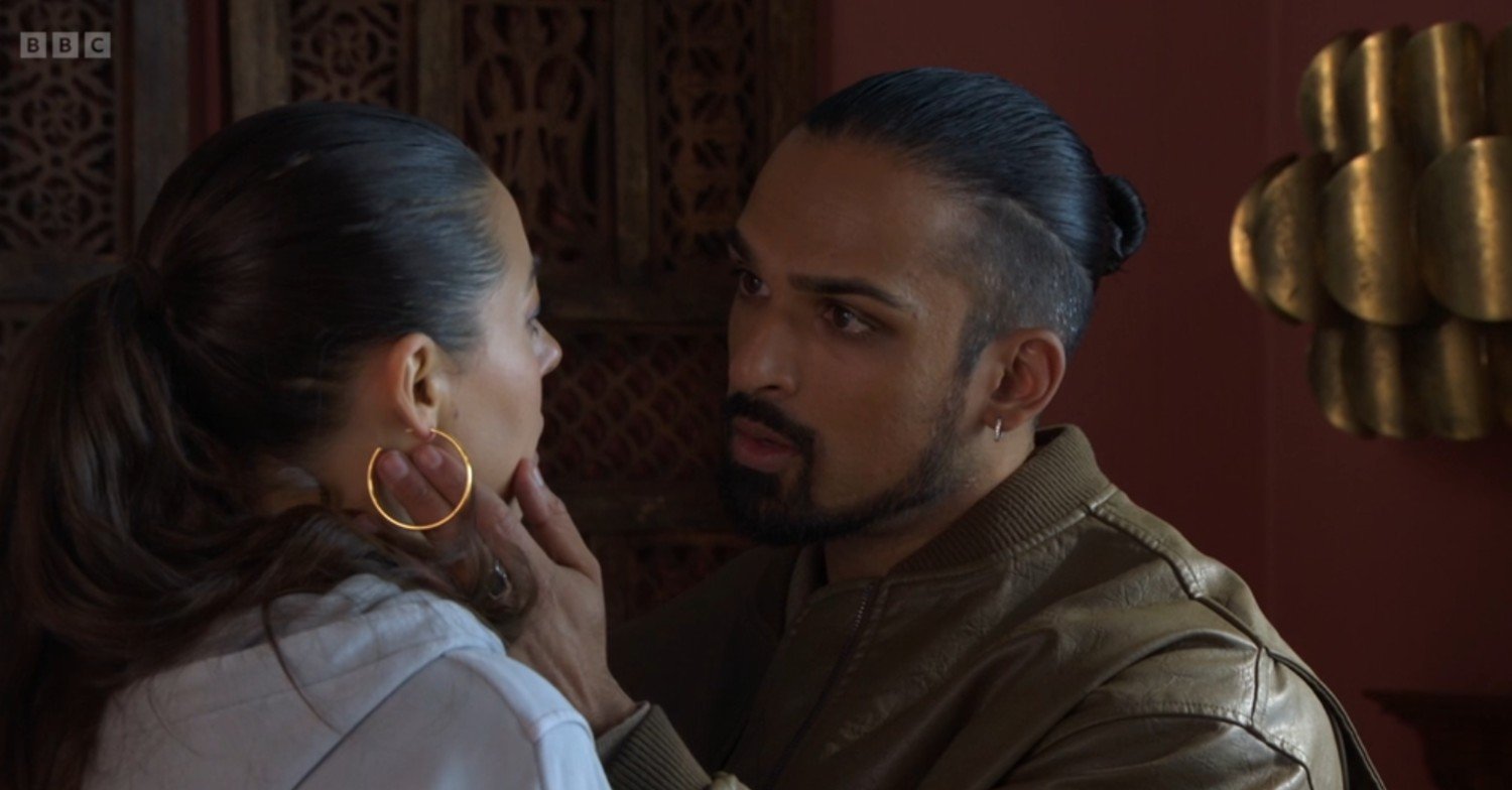 Ravi shares a tender moment with Priya