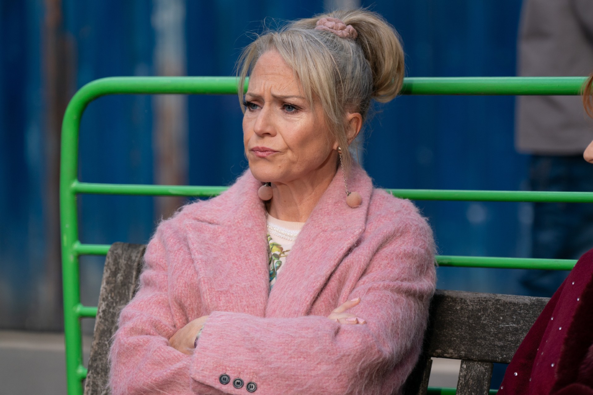Linda looks stressed on EastEnders