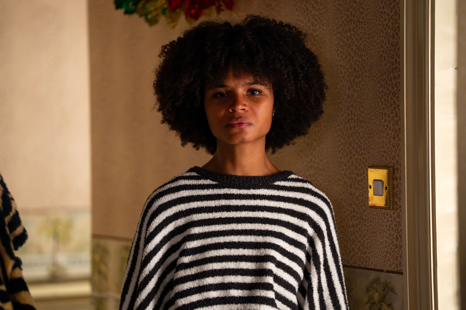 Jasmine looks worried in EastEnders