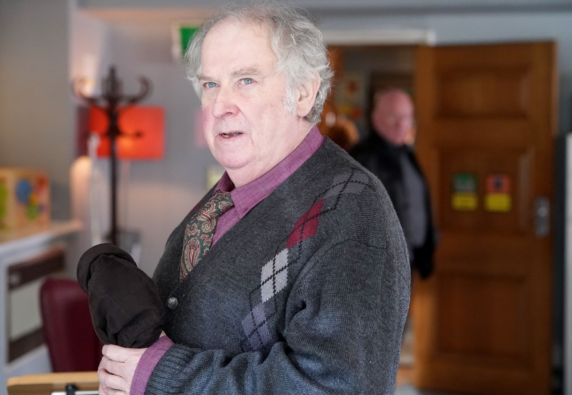 Nigel visits a care home in EastEnders