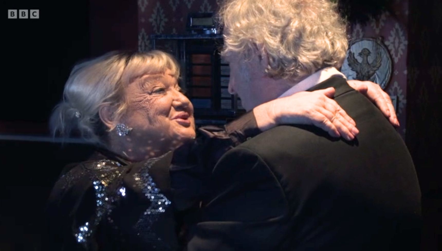 Nigel dances with Debbie in EastEnders tonight