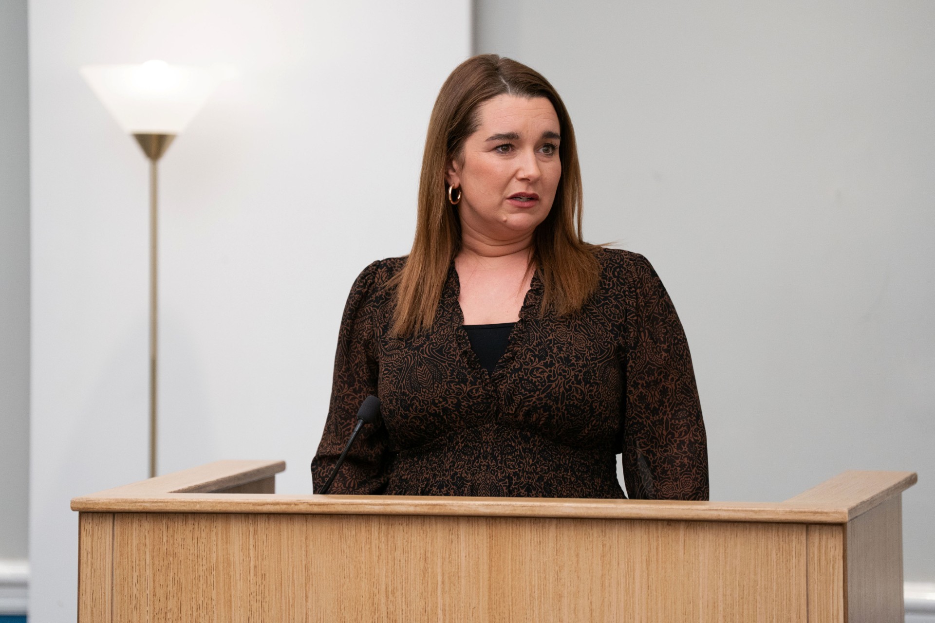 Vicki giving evidence in court 