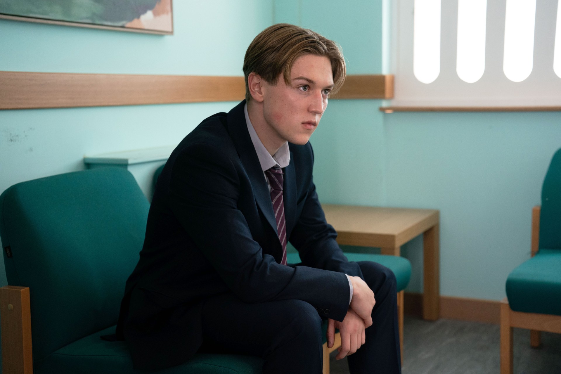 Joel looking thoughtful on EastEnders