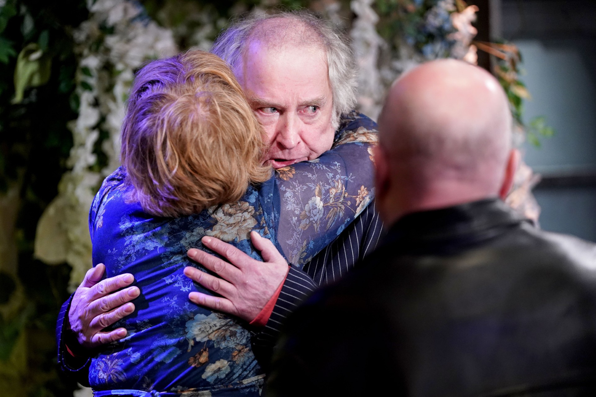 Nigel gets confused at the vow renewal 