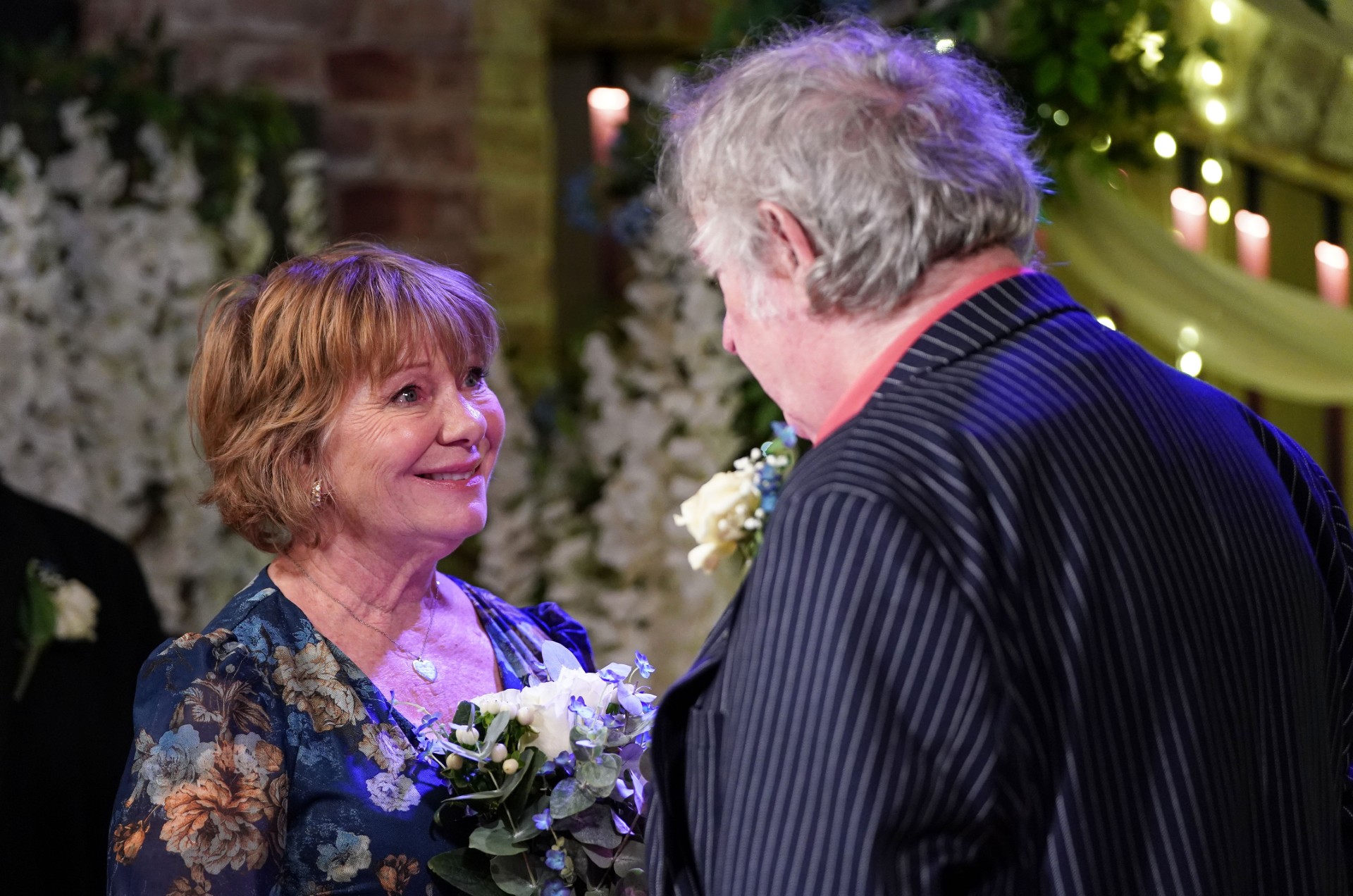 Julie and Nigel say their vows