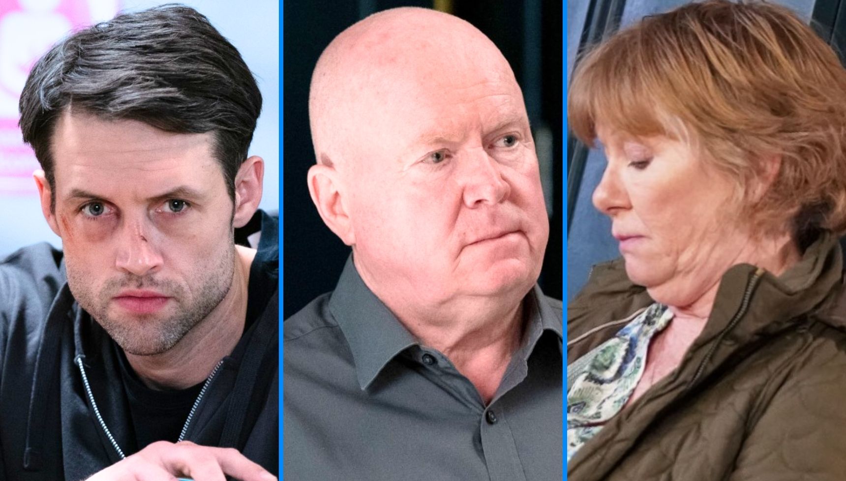 With Mark Junior back in Walford, Phil's plans for Nigel are exposed... and Julie's not happy