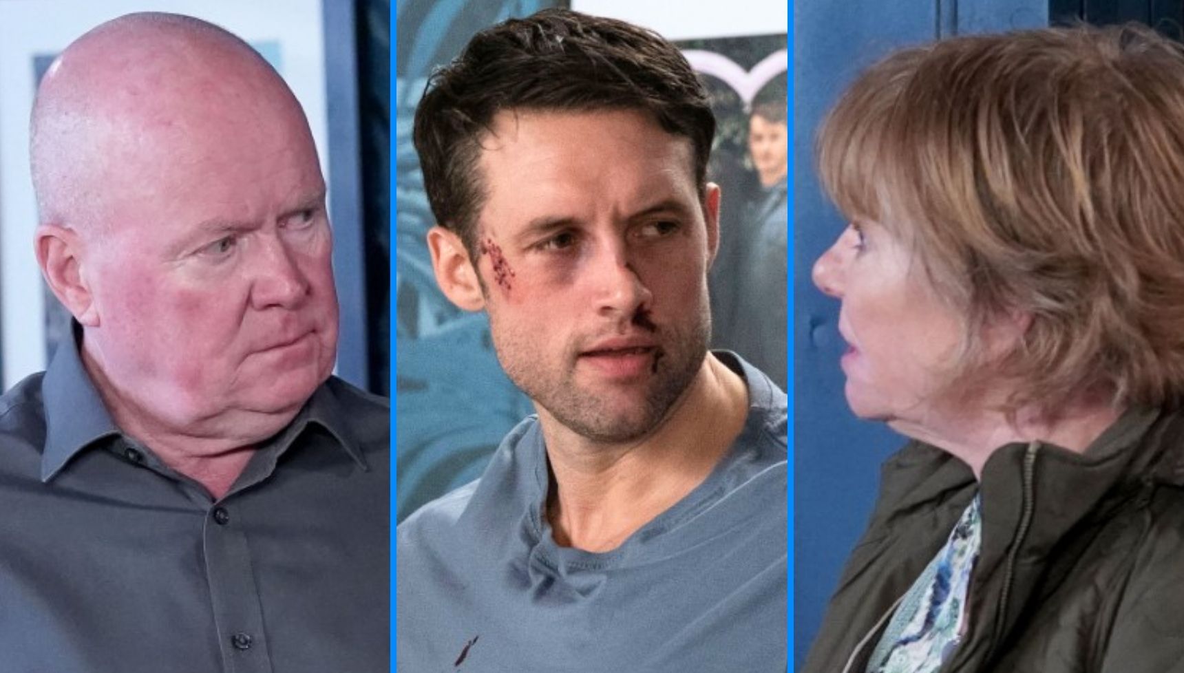 Julie's raging when Mark Jr exposes Phil's plans for Nigel