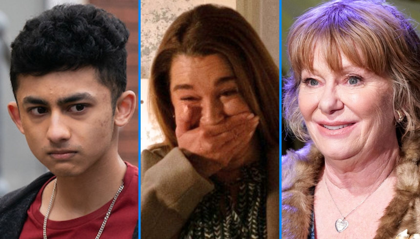 Nugget confronts the Mitchells over his attack, guilty Vicki drops a bombshell, and Julie's injuries spark concern