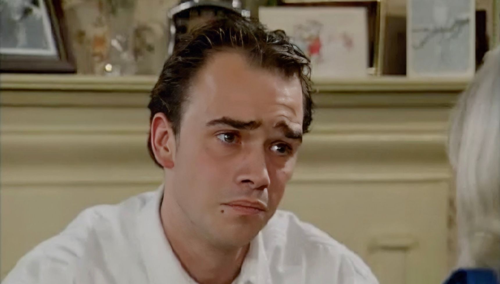 Mark Fowler looking serious in EastEnders