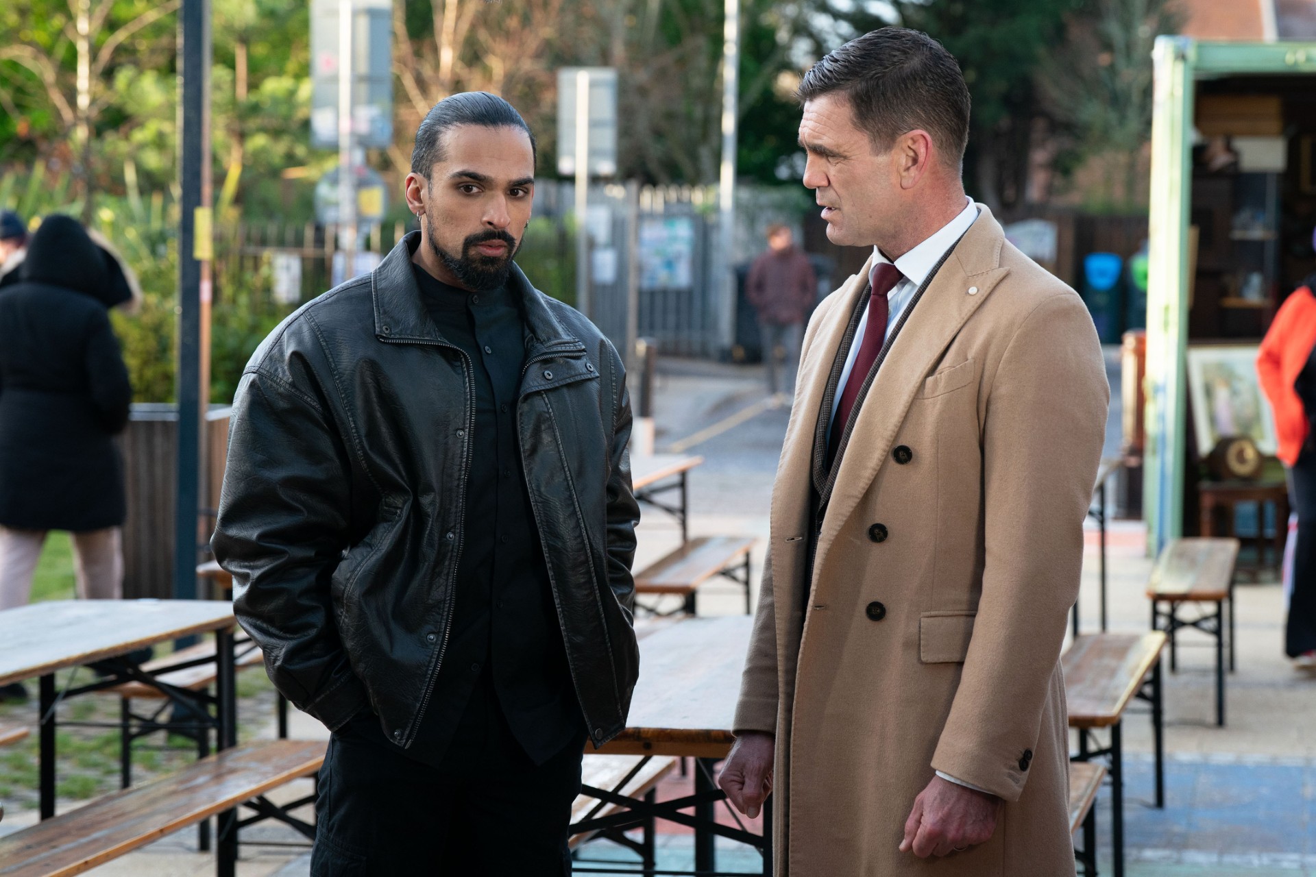Ravi talks to Jack in EastEnders 