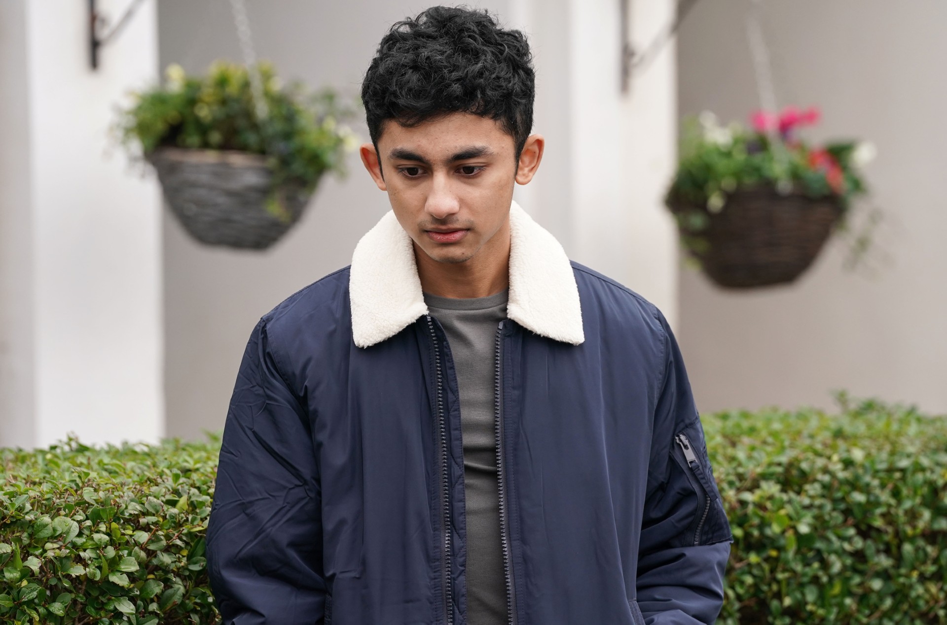 Nugget looking upset on the Square in EastEnders spoilers: