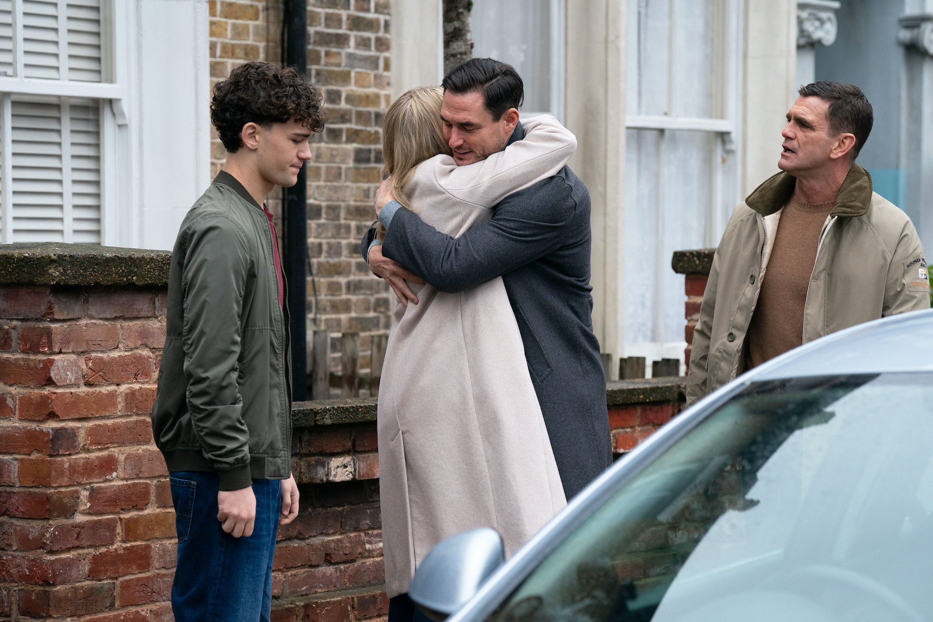 Sam says her goodbyes (Credit: BBC)