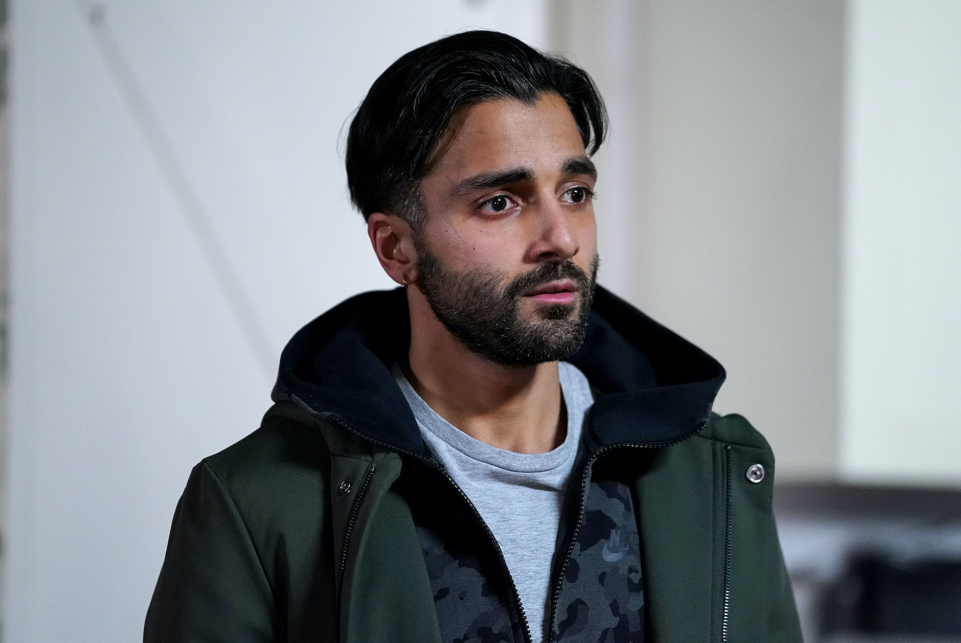 Vinny looking serious in EastEnders spoilers 