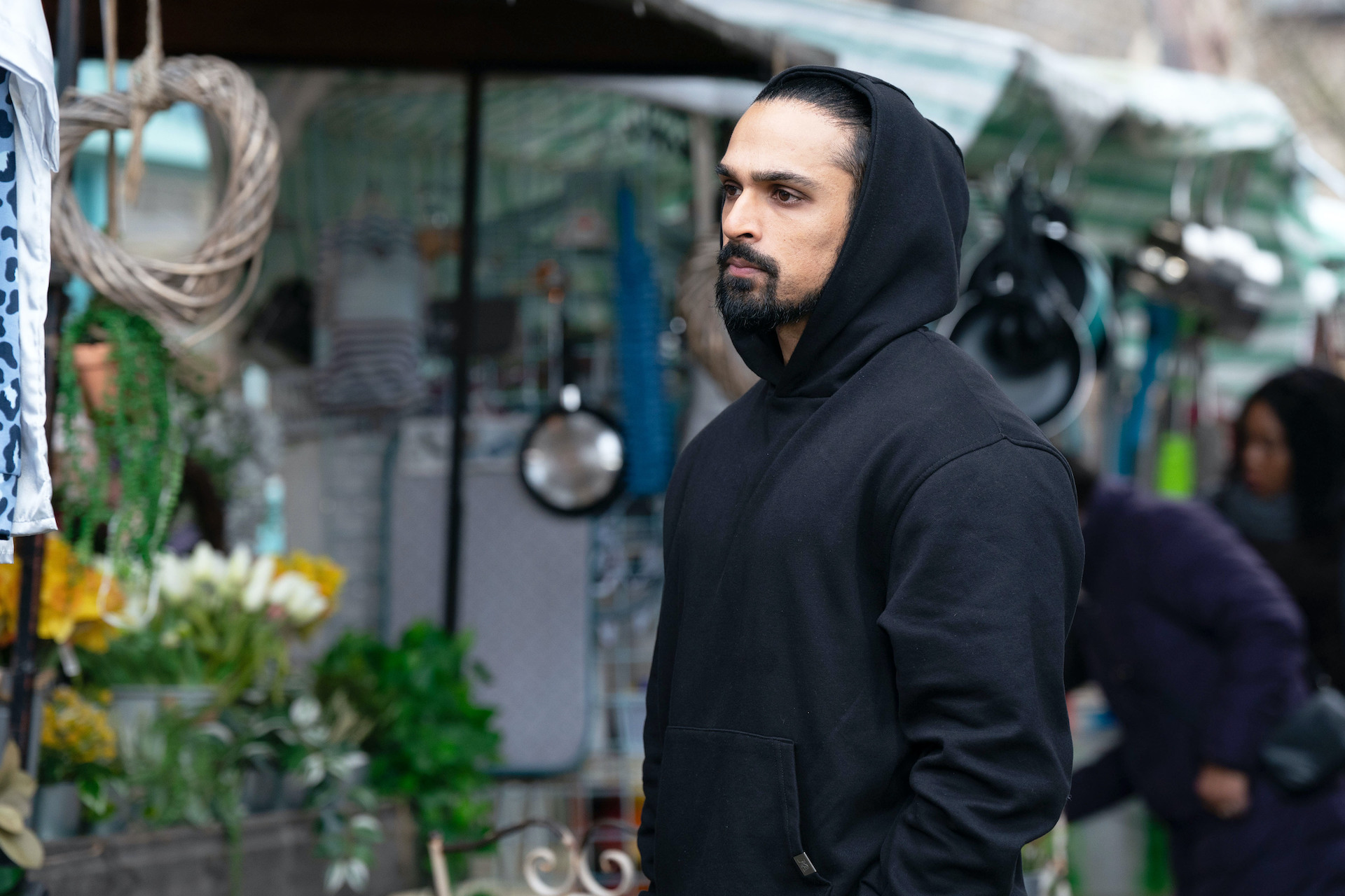 Ravi looking worried 