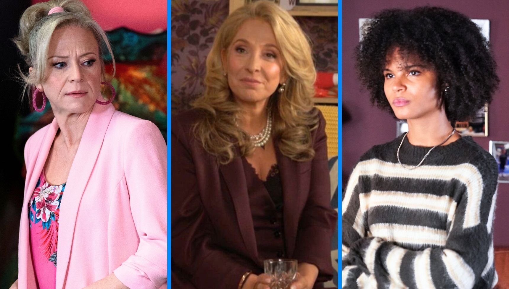 As Jasmine returns to Walford to face Chrissie, Max makes up with Linda