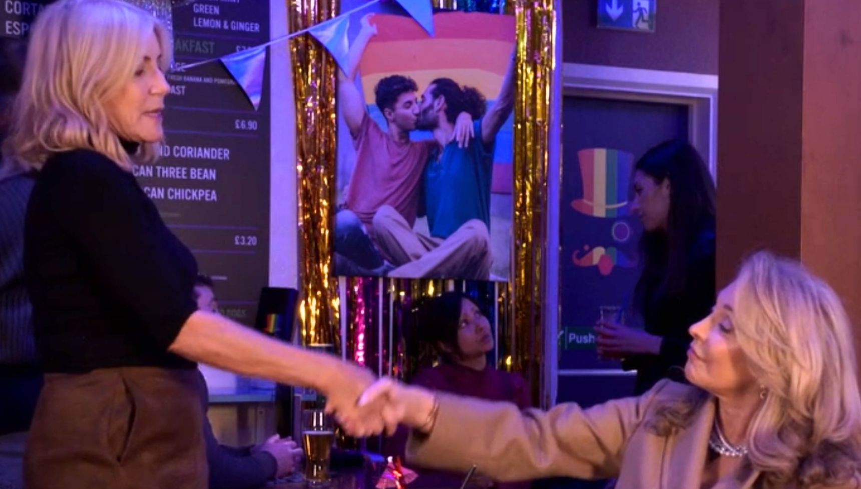 Chrissie and Cindy meet in the Albert