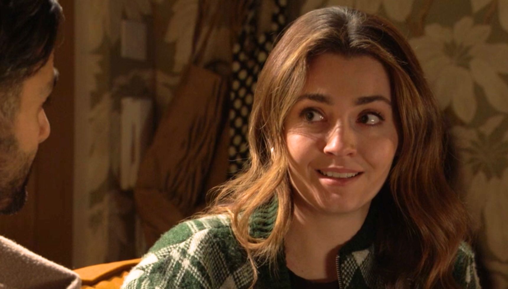 Penny smiling at Vinny in EastEnders