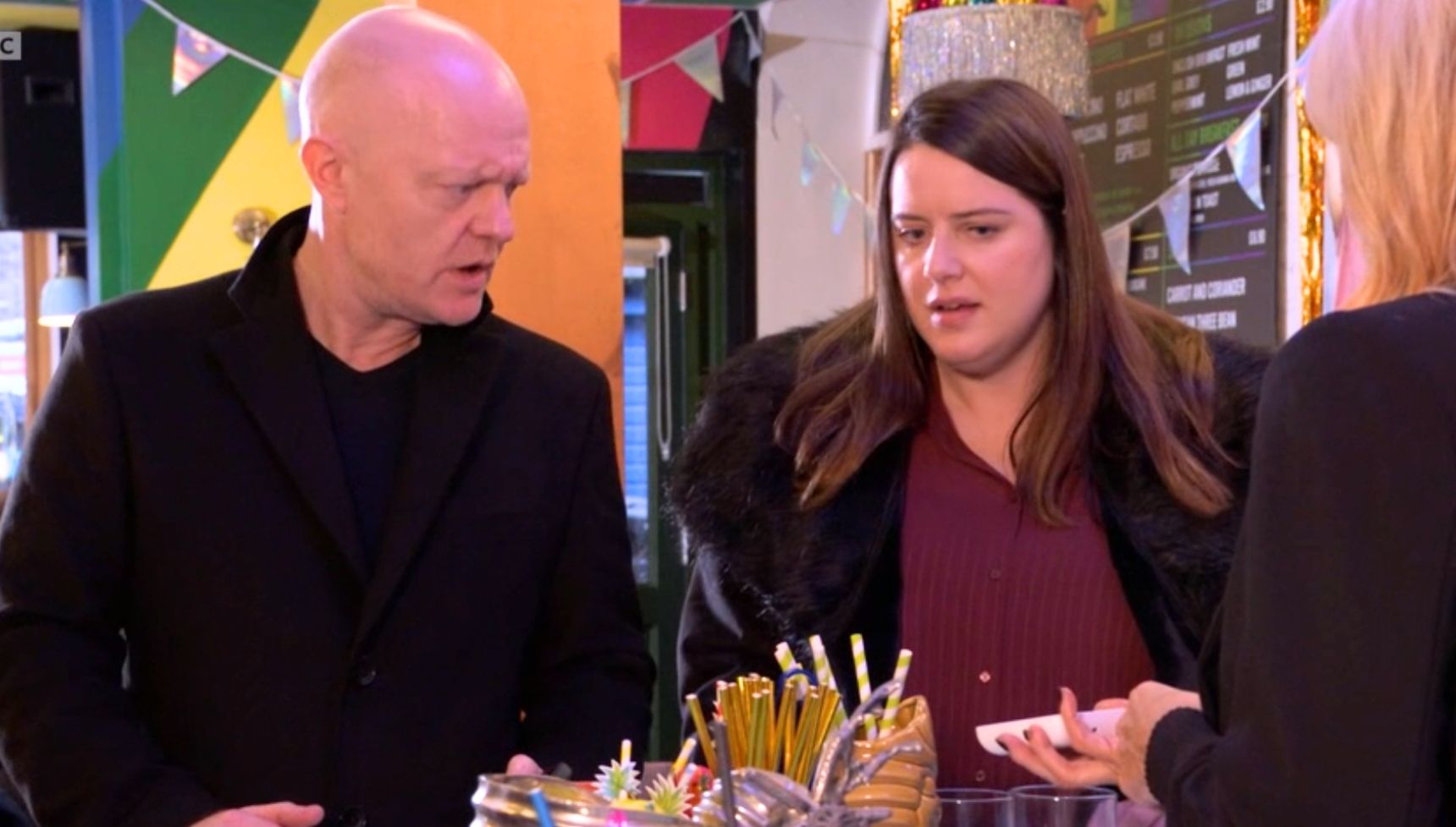 Max, Zoe and Cindy talk in The Albert