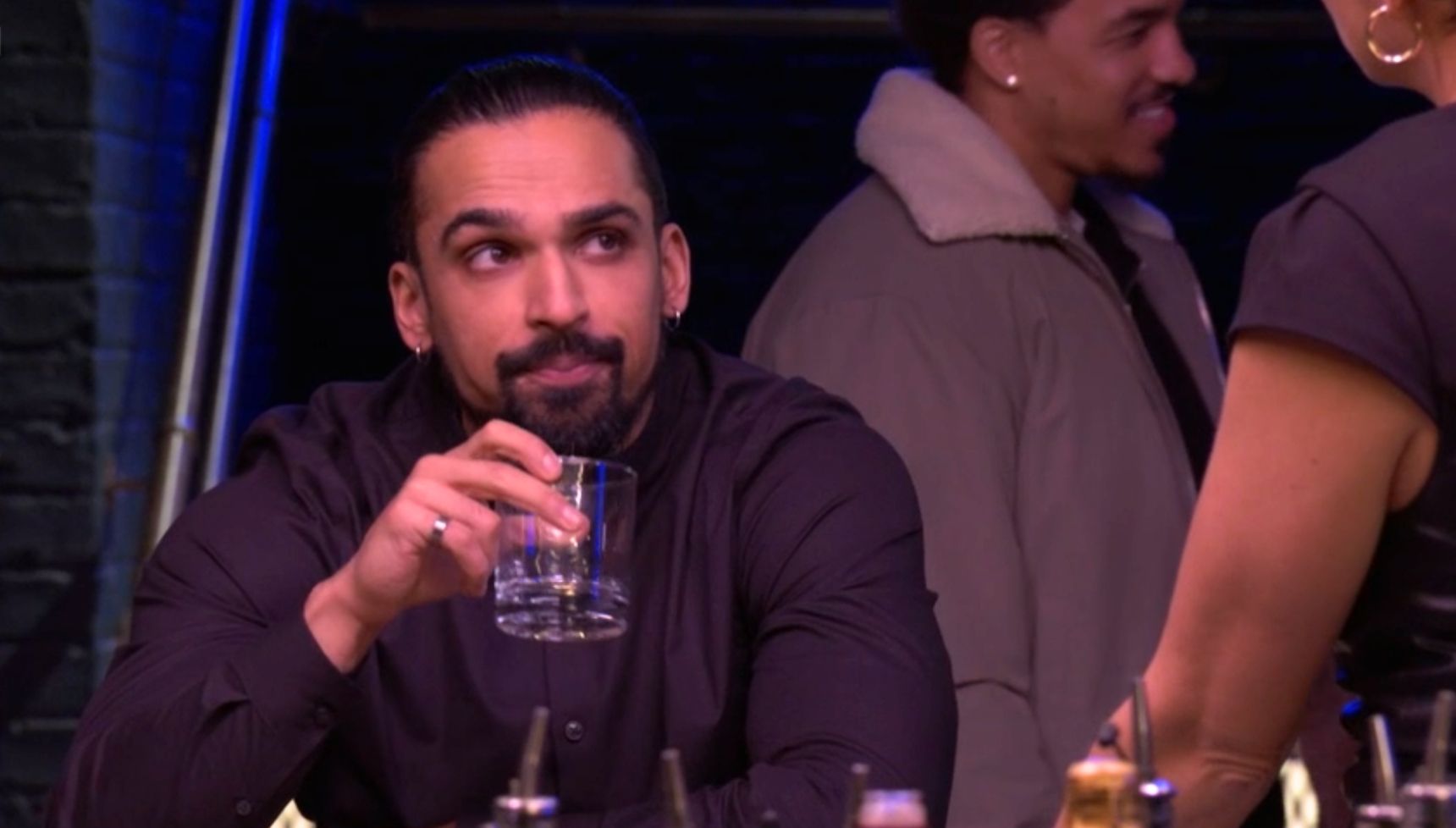 Ravi drinking at Harry's Bar