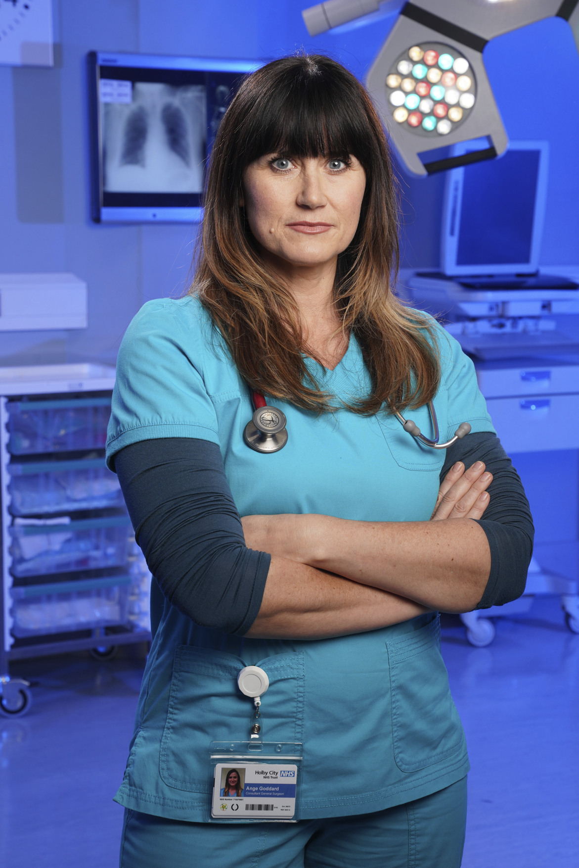 Dawn Steele played Ange Godard in Holby City