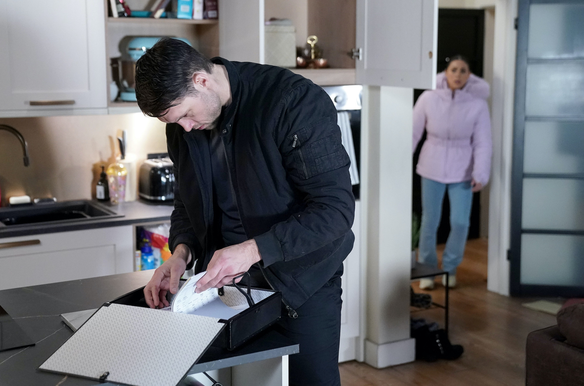 Priya catches Mark going through their things in EastEnders spoilers