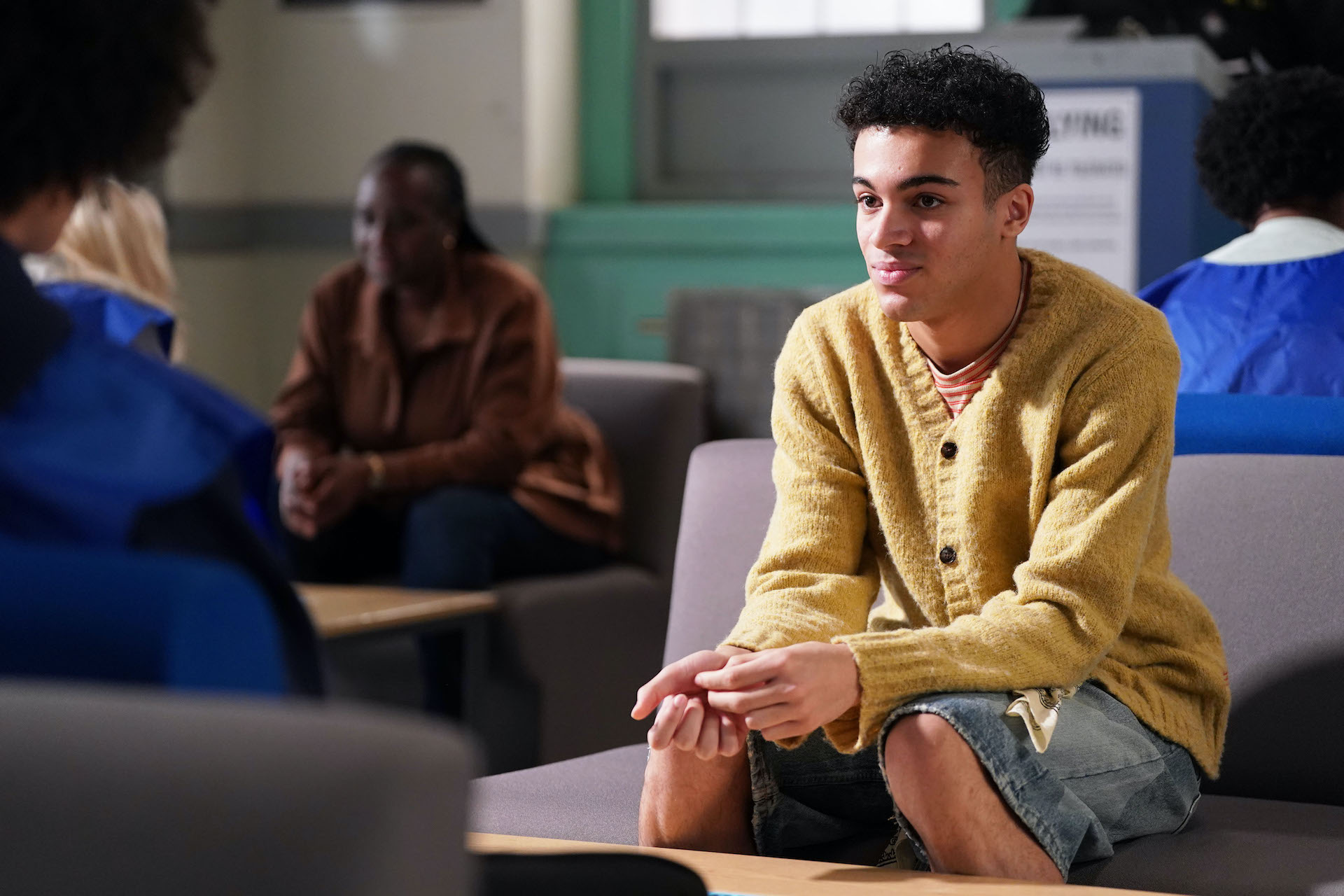 Jasmine and Josh talk in prison