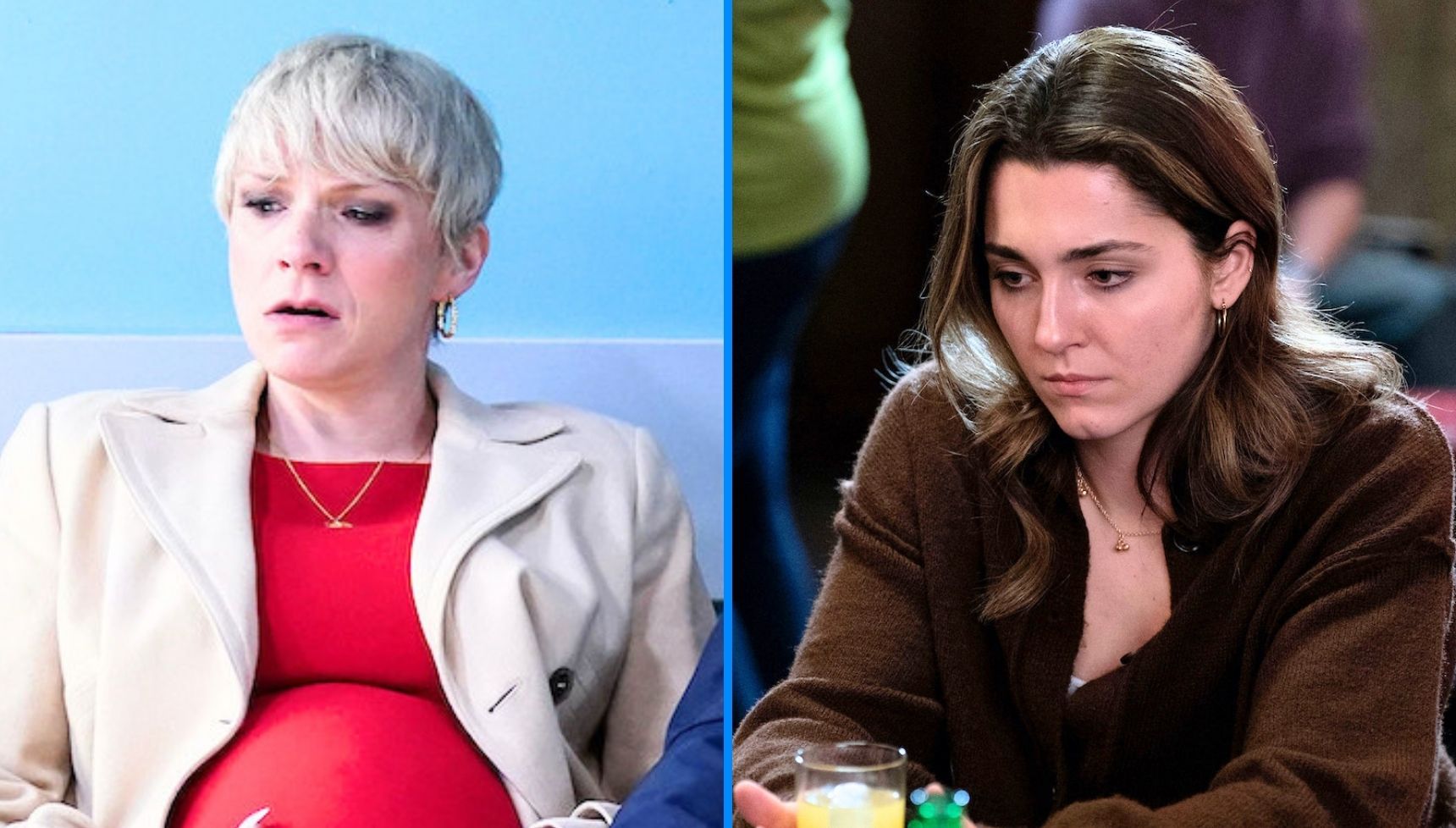 Penny learns her baby isn't Vinny's, while Nicola panics that something is wrong with her pregnancy